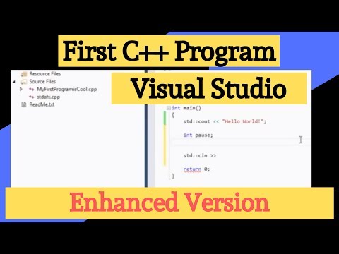 🔥First C++ Program Compiled with  Visual Studio - write, compile, build, run! 🔥 Video