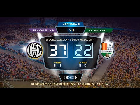 Handbol Sènior: UEH Calella B vs CH. BORDILS C