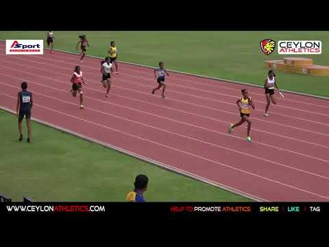 4x200m Under 14 Girls Finals   All Island Schools Relay Carnival 2019