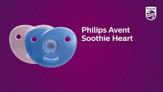 Philips Avent Lot de 2 sucettes Soothie Heart en silicone de qualité  médicale sans BPA, 0-6 mois, Bleu (modèle SCF099/21) : : Bébé et  Puériculture