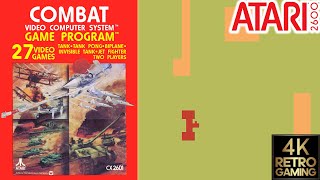 Combat Atari 2600 4k Gameplay
