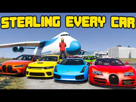 Stealing Every Car I See In GTA 5 RP