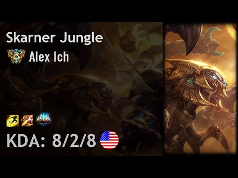 Skarner Jungle vs Rek'Sai - Alex Ich - NA Challenger Patch 8.2