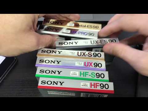 013: Sony Blank Cassette Collection from 1986-87