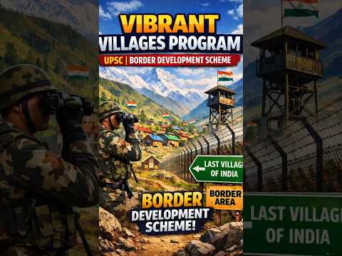 Vibrant Villages Program | UPSC | Border Development Scheme