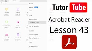 Adobe Acrobat Reader Tutorial - Lesson 43 - Show and Hide Elements