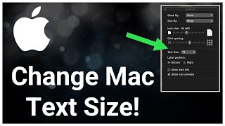 How To Change Text, Icon Or Grid Size On MacBook Or Mac Desktop