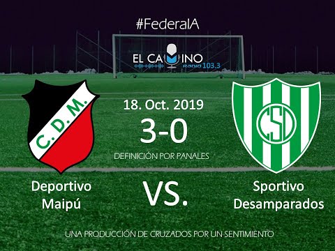 Deportivo Maipú  - Sportivo Desamparados [3-0] | Federal A Fecha 8 | Cruzados por un sentimiento