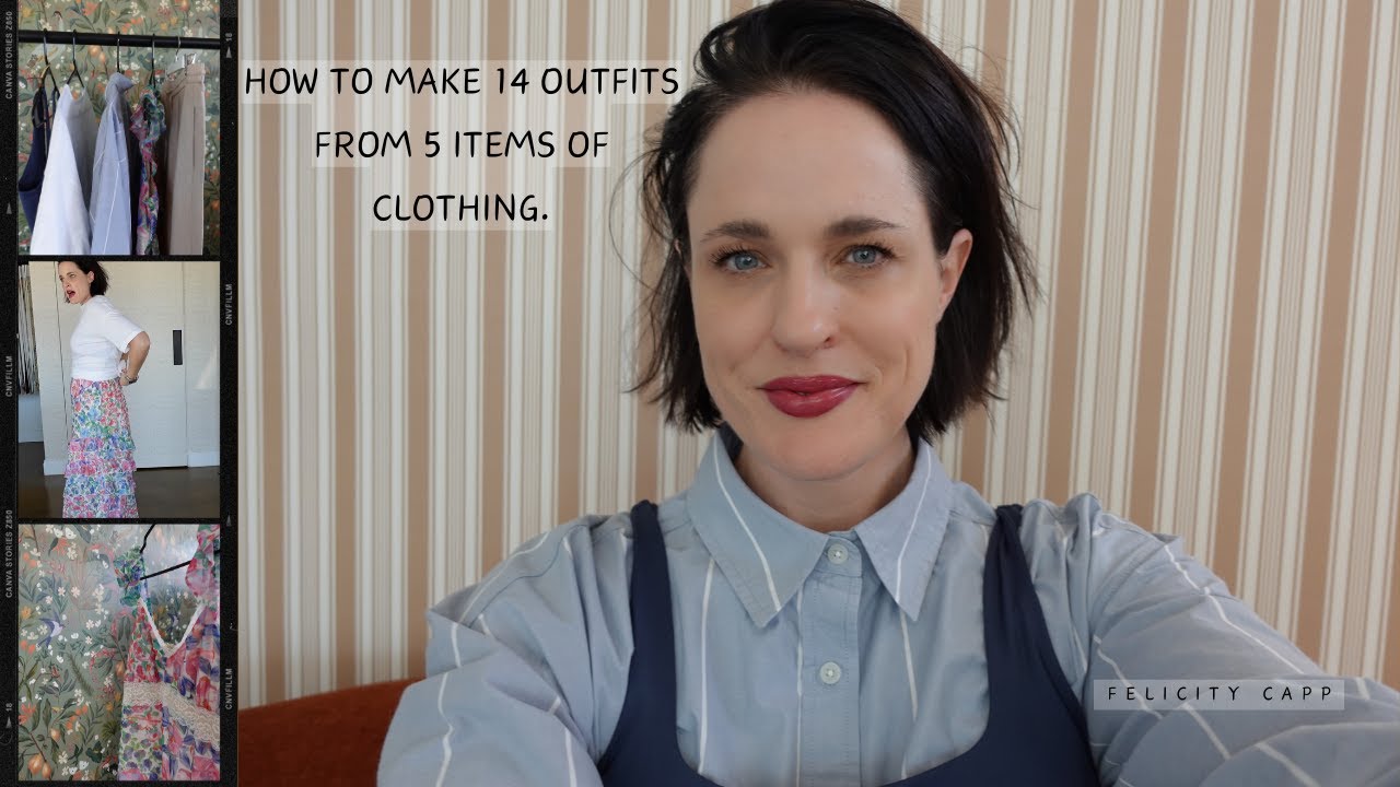 How to make 14 outfits from 5 items of clothing.