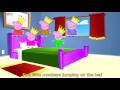 5 Little Monkeys Jumping On A Bed Princess Peppa Pig Nursery Rhymes For Kids