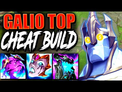 This is a CHEAT GALIO Build: Earning MORE GOLD, Doing MORE DAMAGE and BE IMMORTAL - s15 Gameplay