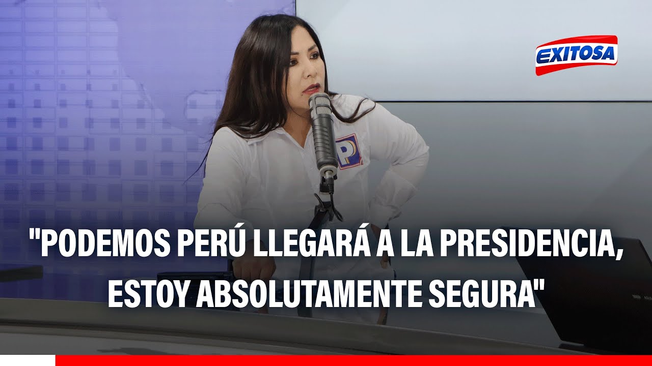 🔴🔵 Cecilia García: "Podemos Perú llegará a la Presidencia, estoy absolutamente segura"