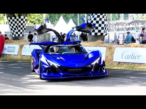 $3.0 Million Apollo Intensa Emozione causes CHAOS - CRAZY SOUNDS Accelerations, Revs, Startup!