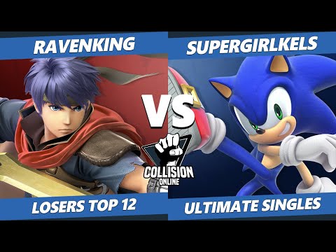 Collision Online Ultimate Losers Top 12 - UGS | Ravenking (Ike) Vs. L2R | SuperGirlKels (Sonic) SSBU