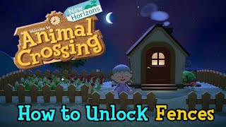 How To Unlock Fences (Animal Crossing: New Horizons)