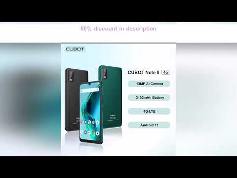 Latest Products You Must Know! Cubot Note 8, Android Smartphone, 16GB ROM (Support 128GB Extended)