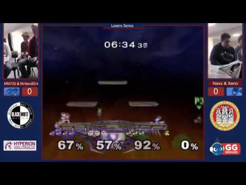 GG Bergen Liga Høst 3 - MM720 & NintendOrk vs Naxx & Xeno - LS - Melee
