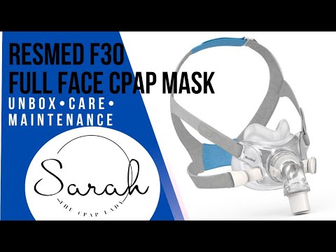 Try on the ResMed F30 with me. Tips, changing the cushion and sizing!