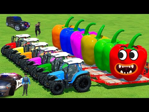Load And Transport Giant Peppers With Lindner Tractors - Farming Simulator 2022