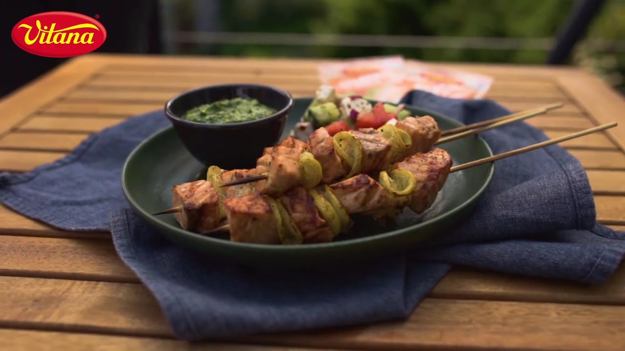 Grilujeme s Vitanou - lososové špízy