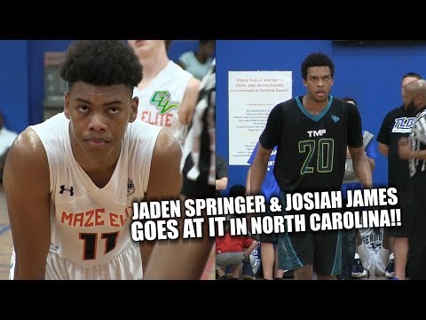 Jaden Springer & Josiah James GOES AT IT!! Big Shots North Carolina