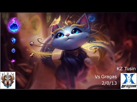 Yuumi vs Gragas - LCK Challenger patch 9.17 KZ Tusin