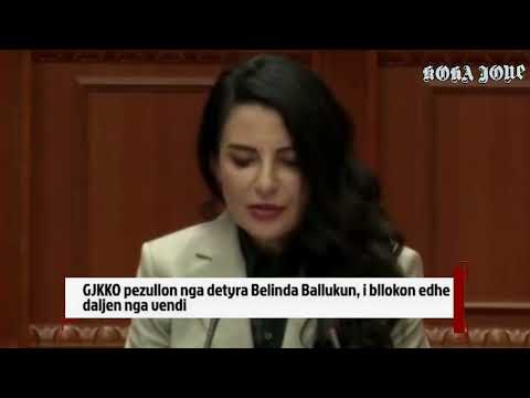GJKKO pezullon nga detyra Belinda Ballukun, i bllokon edhe daljen nga vendi