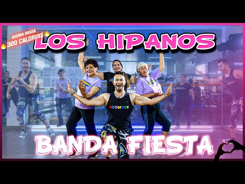 LOS HISPANOS vs BANDA FIESTA / CARDIO - 30 Min 🔥 Bailoterapia para BAJAR de Peso RAPIDO