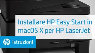 Installazione di HP Easy Start nelle stampanti HP LaserJet in Mac OS X