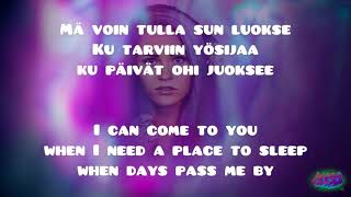 Trampoliini - Sanni (Lyrics + English translation)