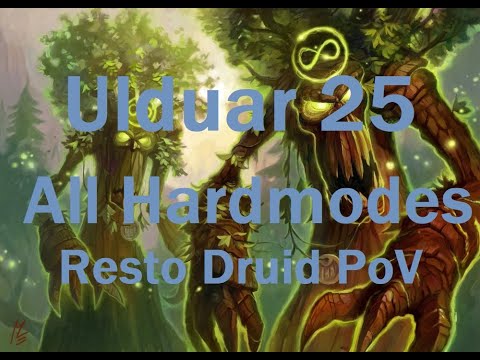 Ulduar 25 Full Run all Hard Modes + Algalon (Resto Druid PoV)