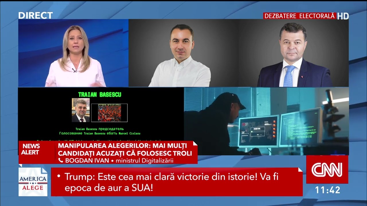 Site-ul AUR a fost spart de hackeri: Ciolacu și Băsescu apăreau pe prima pagină