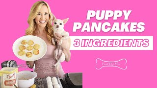 3-Ingredient Doggy Silver Dollar Pancakes (Dog Treat Recipe) | Proud Dog Mom