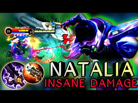 NATALIA DAMAGE HACK | PERFECT ROTATION STRATEGY | NATALIA BEST BUILD 2021 - MLBB.