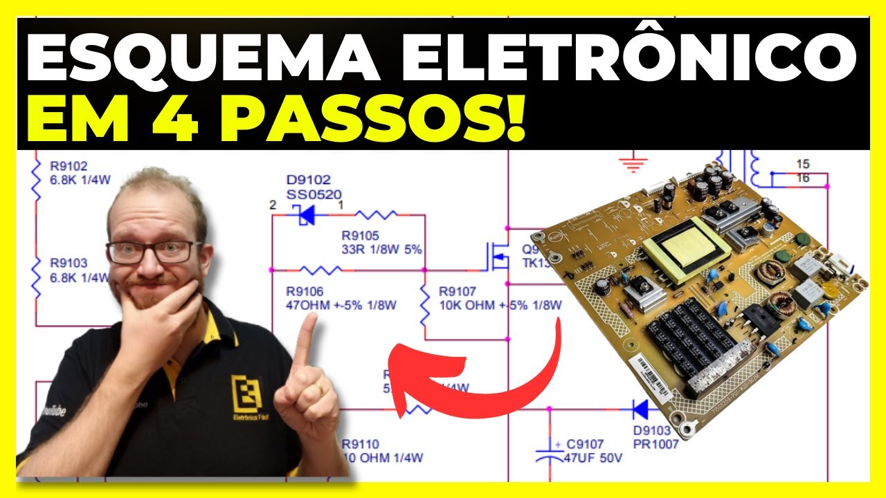 Esquema de Placa Eletronica - Como Baixar em 4 PASSOS? Eletronica Facil
