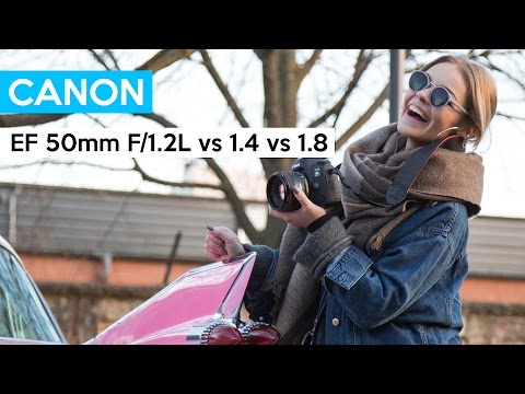 Canon EF 50mm F/1.2L vs. 1.4, 1.8 II, 1.8 STM | Battle der Portrait Objektive