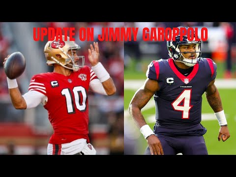 How does the Deshaun Watson news affect Jimmy Garoppolo's market?