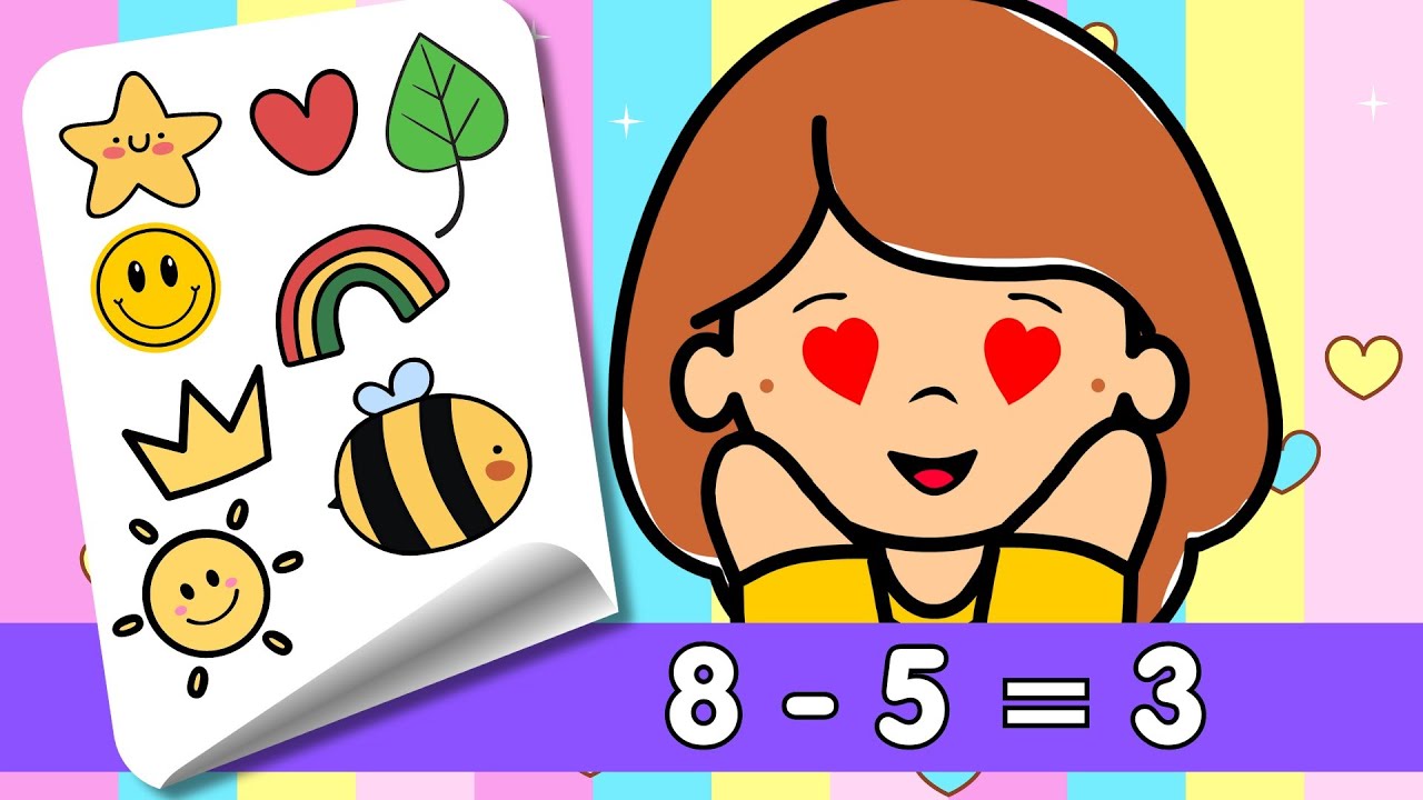 Aprender subtração - Situações-problema envolvendo subtração - Vídeo educativo com atividades