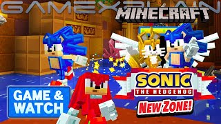 NEW Tails, Knuckles, & Labyrinth Zone DLC | Minecraft x Sonic the Hedgehog Update - Game & Watch