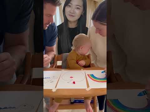 Big Crayon Box Saves the Day After Red Crayon Breaks! 🖍️😭 #Shorts #BabyMemes #CuteBaby