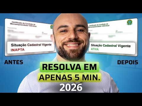 CNPJ MEI INAPTO como ATIVAR 2026✅Como Resolver MEI INAPTO?Fácil e Rápido?Como Regularizar MEI INAPTO