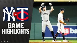 Yankees vs. Twins Game Highlights (9/17/25) | MLB Highlights