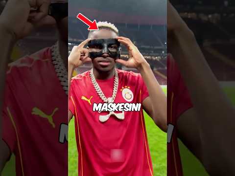 Victor Osimhen maskesinin arkasındaki gerçekler 😱 #osimhen #football #shorts
