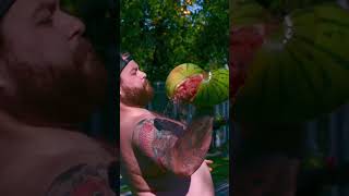 Slomo watermelon explosion #peakmaleperformance #heavyweight