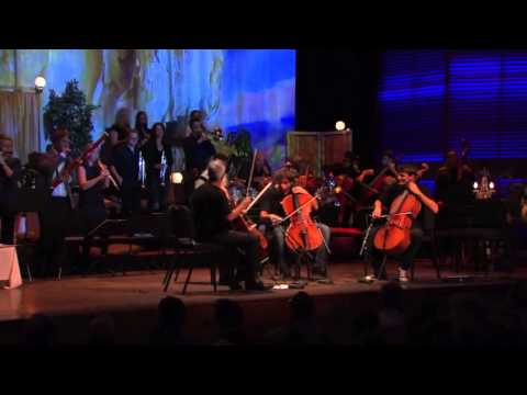 Cello Biennale Amsterdam 2014 - 2CELLOS, Maisky & Sollima playing Thunderstruck