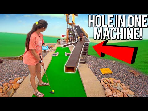 They Built A Crazy Mini Golf Hole In One Machine!
