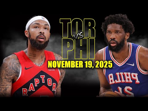 Philadelphia 76ers vs Toronto Raptors Full Game Highlights - November 19, 2025 | NBA Season