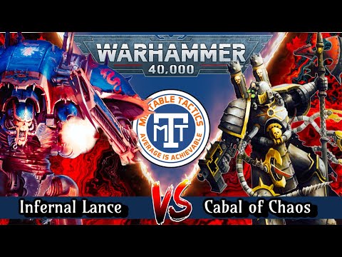 Warhammer 40k Battle Report: Chaos Knights VS Chaos Space Marines
