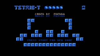 ATARI XL / XE += TETRIS-T =+ NEW GAME - SILLY VENTURE 2023