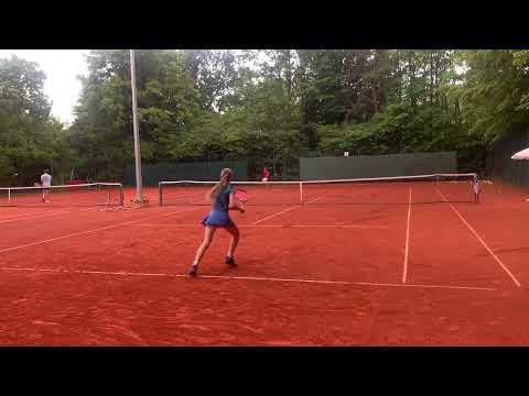 Tamina Kochta (13) Tennisgirl - Matchtraining